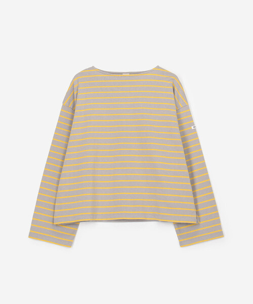 ORCIVAL(オーシバル)の「ORCIVAL | コットン ボートネック ロングスリーブ カットソー WOMEN(Tシャツ/カットソー・レディース・ブラウン系その他/グレー系その他/グレー系その他2・1)」の4枚目の写真