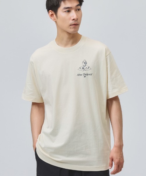 NEW BALANCE（ニューバランス）の「【別注】New Balance ニューバランス Alone Time T-Shirt 限定コラボ（Tシャツ/カットソー・メンズ・サンドグレー/ブラック・LL/L/3L/S/M）」の2枚目の写真