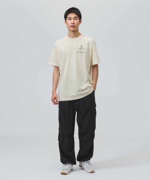 NEW BALANCE（ニューバランス）の「【別注】New Balance ニューバランス Alone Time T-Shirt 限定コラボ（Tシャツ/カットソー・メンズ・サンドグレー/ブラック・LL/L/3L/S/M）」の4枚目の写真