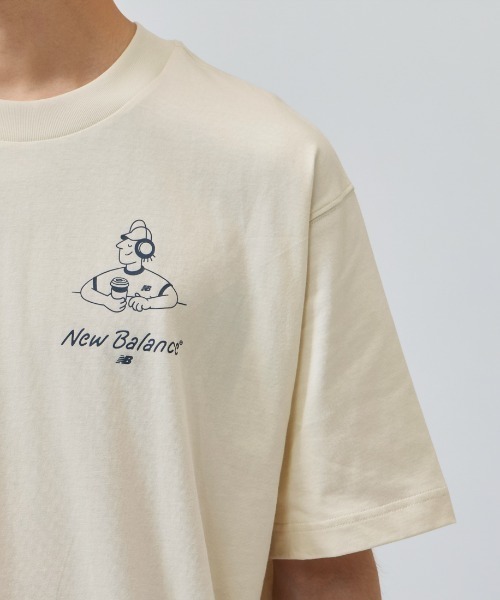 NEW BALANCE（ニューバランス）の「【別注】New Balance ニューバランス Alone Time T-Shirt 限定コラボ（Tシャツ/カットソー・メンズ・サンドグレー/ブラック・LL/L/3L/S/M）」の6枚目の写真