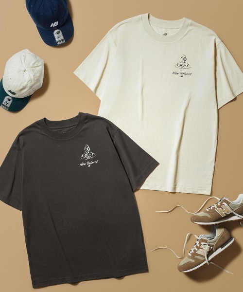 NEW BALANCE（ニューバランス）の「【別注】New Balance ニューバランス Alone Time T-Shirt 限定コラボ（Tシャツ/カットソー・メンズ・サンドグレー/ブラック・LL/L/3L/S/M）」の11枚目の写真