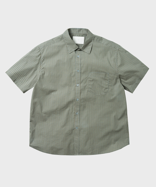 TY（ティワイ）の「オールデイタイプライター ハーフシャツ, 2COLOR（シャツ/ブラウス・メンズ・オリーブ/グリーン・MEDIUM/LARGE/X-LARGE）」の4枚目の写真