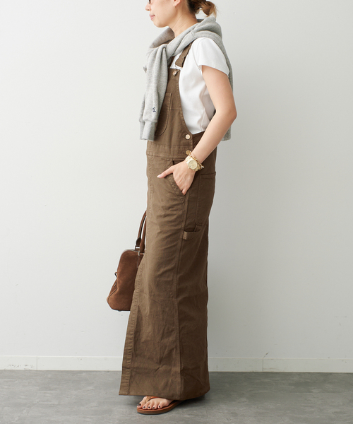 Johnbull(ジョンブル)の「【JOHNBULL/ジョンブル】OVERALL SKIRT(スカート・レディース・ブラウン・38)」の7枚目の写真