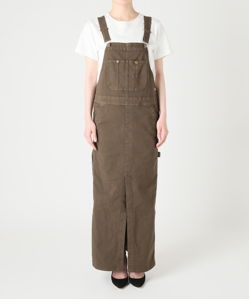 Johnbull(ジョンブル)の「【JOHNBULL/ジョンブル】OVERALL SKIRT(スカート・レディース・ブラウン・38)」の8枚目の写真