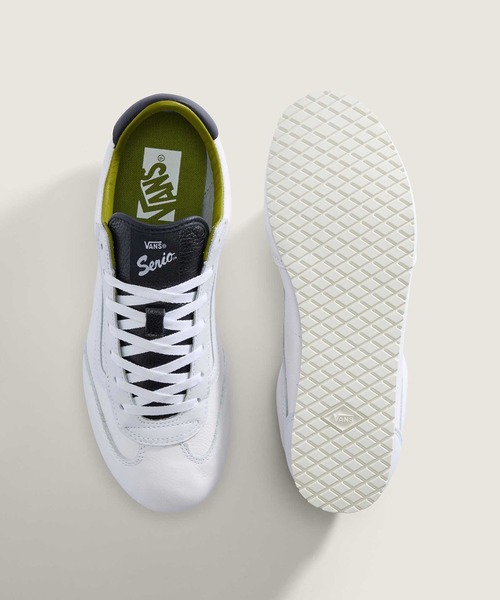 VANS（バンズ）の「VANS PREMIUM スーパーロープロ / LX Super Lowpro WHITE VN000D9TCJA1（スニーカー・メンズ・ホワイト・6/7/7.5/8/8.5/9/9.5/10/10.5/11）」の6枚目の写真