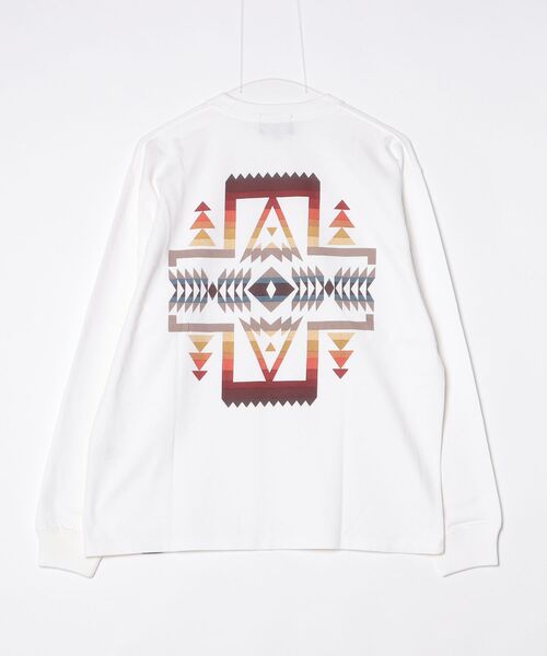 PENDLETON（ペンドルトン）の「バックプリント ロングスリーブTシャツ（Tシャツ/カットソー・メンズ・ライトグレー系/ブラック/オフホワイト/サックスブルー系/ブラウン・LARGE/MEDIUM/SMALL/X-LARGE）」の10枚目の写真
