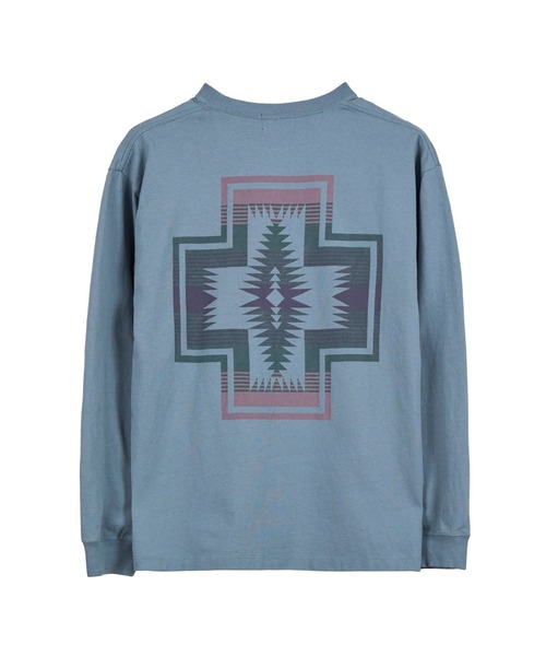 PENDLETON（ペンドルトン）の「バックプリント ロングスリーブTシャツ（Tシャツ/カットソー・メンズ・ライトグレー系/ブラック/オフホワイト/サックスブルー系/ブラウン・LARGE/MEDIUM/SMALL/X-LARGE）」の12枚目の写真