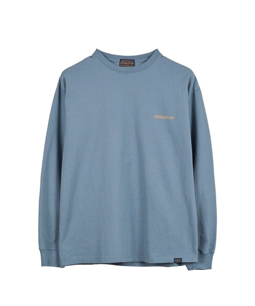 PENDLETON（ペンドルトン）の「バックプリント ロングスリーブTシャツ（Tシャツ/カットソー・メンズ・ライトグレー系/ブラック/オフホワイト/サックスブルー系/ブラウン・LARGE/MEDIUM/SMALL/X-LARGE）」の13枚目の写真