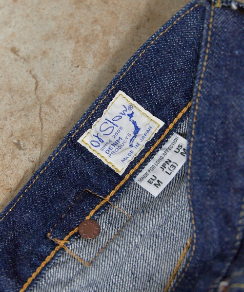 orSlow（オアスロウ）の「orSlow/オアスロウ RAND DAD'S FIT DENIM PANTS One Wash グランドダッズフィット デニムパンツ ワンウォッシュ ジーンズ ジーパン ワイドデニム ワイドパンツ メンズ レディース 2026年 秋 秋服 冬 冬服（デニムパンツ・メンズ・ワンウォッシュ・2/3/4）」の8枚目の写真