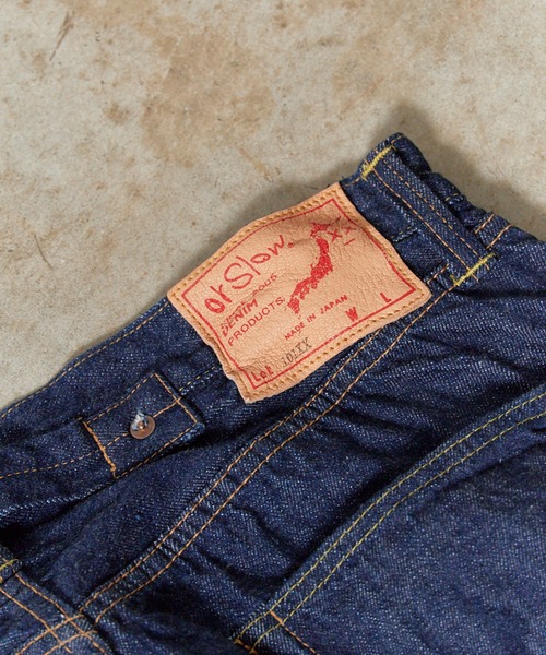 orSlow（オアスロウ）の「orSlow/オアスロウ RAND DAD'S FIT DENIM PANTS One Wash グランドダッズフィット デニムパンツ ワンウォッシュ ジーンズ ジーパン ワイドデニム ワイドパンツ メンズ レディース 2026年 秋 秋服 冬 冬服（デニムパンツ・メンズ・ワンウォッシュ・2/3/4）」の10枚目の写真