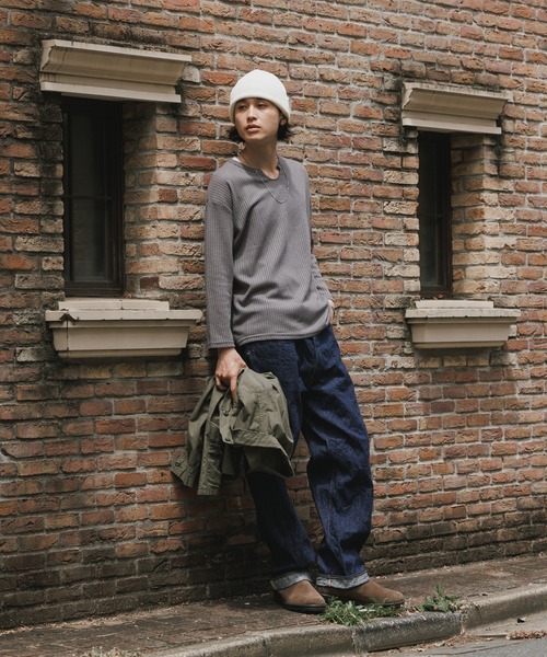 orSlow(オアスロウ)の「orSlow/オアスロウ RAND DAD'S FIT DENIM PANTS One Wash グランドダッズフィット デニムパンツ ワンウォッシュ ジーンズ ジーパン ワイドデニム ワイドパンツ メンズ レディース 2026年 秋 秋服 冬 冬服(デニムパンツ・メンズ・ワンウォッシュ・2/3/4)」の19枚目の写真