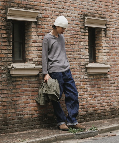orSlow(オアスロウ)の「orSlow/オアスロウ RAND DAD'S FIT DENIM PANTS One Wash グランドダッズフィット デニムパンツ ワンウォッシュ ジーンズ ジーパン ワイドデニム ワイドパンツ メンズ レディース 2026年 秋 秋服 冬 冬服(デニムパンツ・メンズ・ワンウォッシュ・2/3/4)」の20枚目の写真