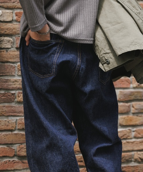 orSlow(オアスロウ)の「orSlow/オアスロウ RAND DAD'S FIT DENIM PANTS One Wash グランドダッズフィット デニムパンツ ワンウォッシュ ジーンズ ジーパン ワイドデニム ワイドパンツ メンズ レディース 2026年 秋 秋服 冬 冬服(デニムパンツ・メンズ・ワンウォッシュ・2/3/4)」の21枚目の写真