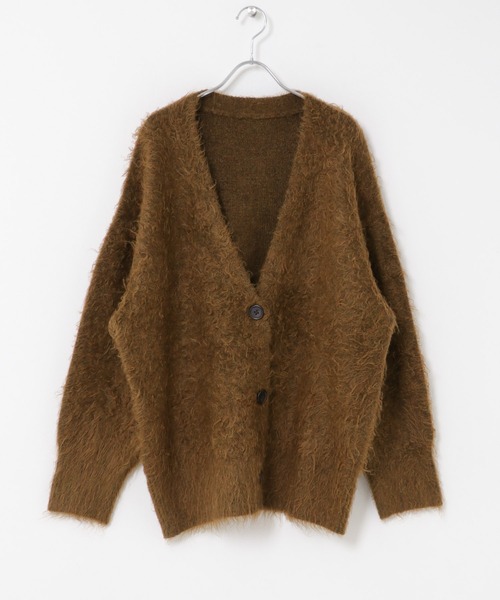 ITEMS URBANRESEARCH(アイテムズ アーバンリサーチ)の「ソフトシャギーVネックカーディガン(カーディガン/ボレロ・レディース・グレー系その他/ブラウン系その他/ネイビー・FREE)」の22枚目の写真