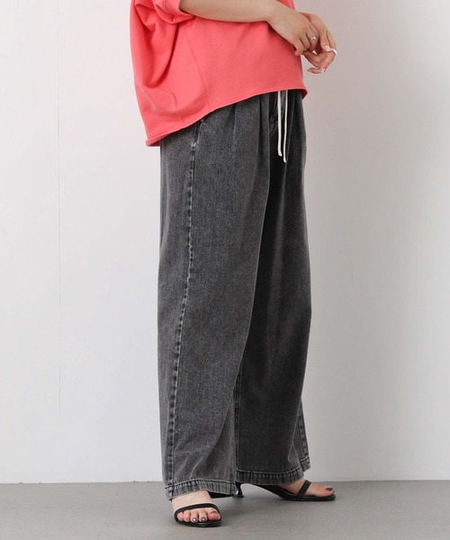 Gready Brilliant(グレディブリリアン)の「コード付ワイドデニム(デニムパンツ・レディース・ブラック・38/36)」の10枚目の写真