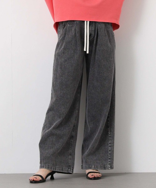 Gready Brilliant(グレディブリリアン)の「コード付ワイドデニム(デニムパンツ・レディース・ブラック・38/36)」の11枚目の写真