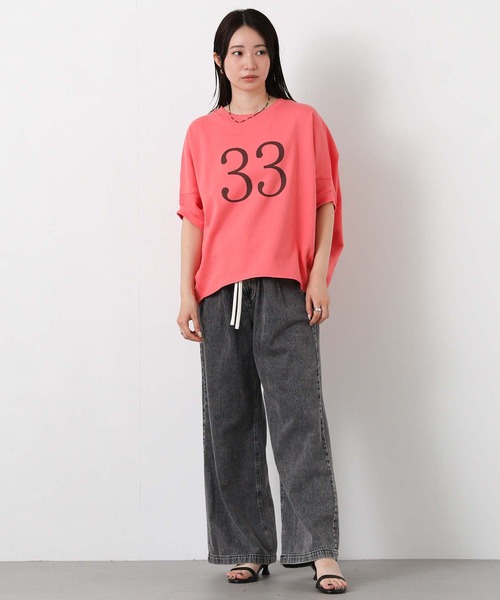 Gready Brilliant(グレディブリリアン)の「コード付ワイドデニム(デニムパンツ・レディース・ブラック・38/36)」の2枚目の写真