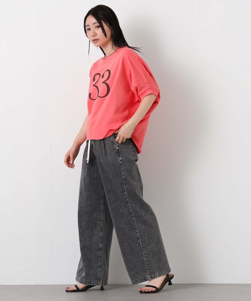 Gready Brilliant(グレディブリリアン)の「コード付ワイドデニム(デニムパンツ・レディース・ブラック・38/36)」の3枚目の写真