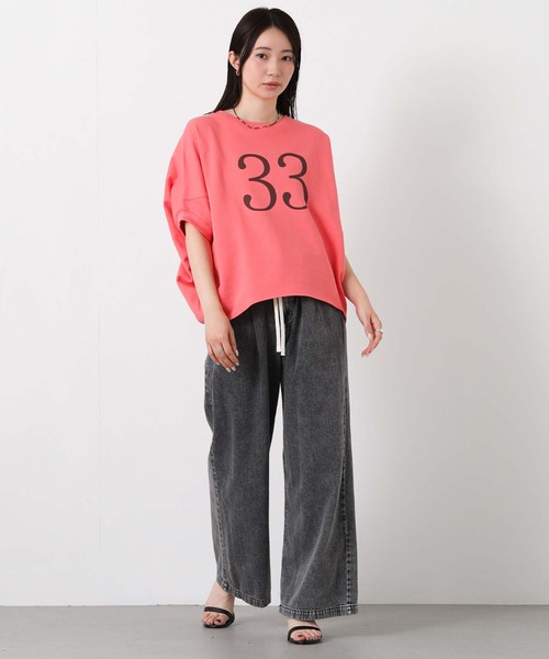 Gready Brilliant(グレディブリリアン)の「コード付ワイドデニム(デニムパンツ・レディース・ブラック・38/36)」の6枚目の写真