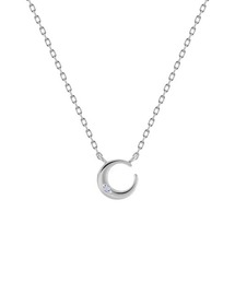 4℃（ヨンドシー）の「【12月誕生石】 シルバー  タンザナイト リバーシブル ムーン ネックレス（ネックレス）」