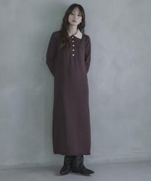 URBAN RESEARCH Sonny Label（アーバンリサーチサニーレーベル）の「ニットポロワンピース（ワンピース）」