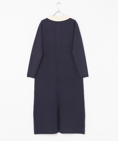 URBAN RESEARCH Sonny Label(アーバンリサーチサニーレーベル)の「ニットポロワンピース(ワンピース・レディース・ブラウン/ネイビー/ブラック・FREE)」の11枚目の写真