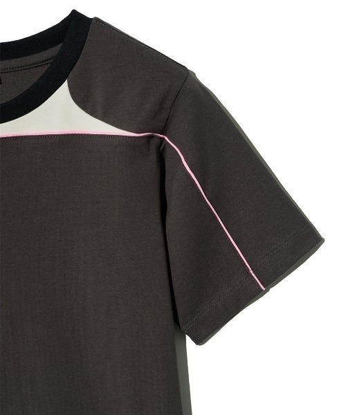 Kijun（キジュン）の「Kijun / Cycle Half Sleeve Top 秋服 冬服（Tシャツ/カットソー・レディース・チャコール・M）」の4枚目の写真