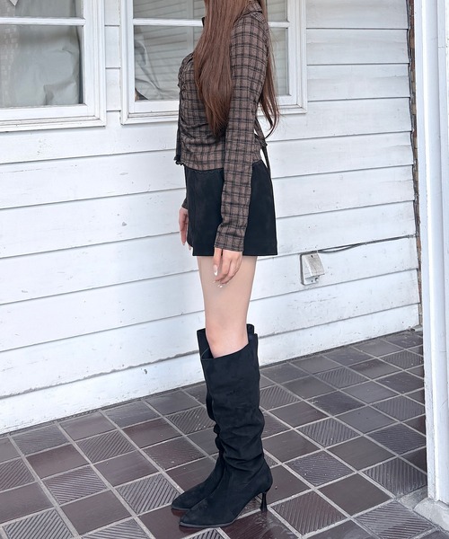 NOMAE(ノーマエ)の「シャーリングカットシャツ(Tシャツ/カットソー・レディース・ブラック/グレー/ブラウン系その他/ベージュ系その他・FREE)」の15枚目の写真