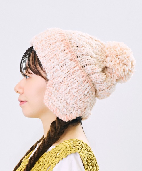 CA4LA(カシラ)の「STRAWBERRY TREE 8(ニットキャップ/ビーニー・レディース・ブラック/ブルー・ONESIZE)」の4枚目の写真