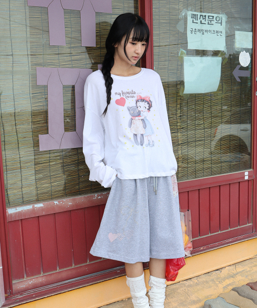 RONRON（ロンロン）の「BETTY BOOP CAT PLUSH LONG SLEEVE WHITE（Tシャツ/カットソー・レディース・その他・FREE）」の3枚目の写真