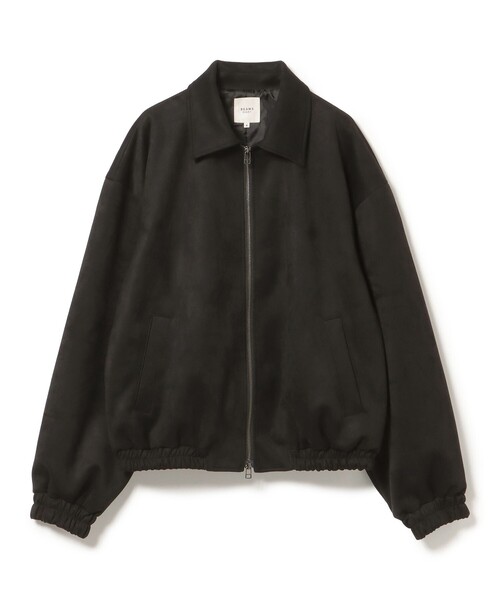 BEAMS HEART(ビームスハート)の「フェイクスエード ジップ ブルゾン(ブルゾン・レディース・ブラック・SMALL/MEDIUM)」の2枚目の写真