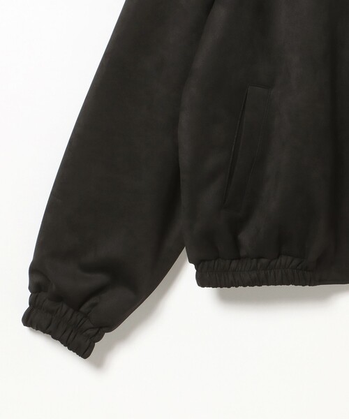 BEAMS HEART(ビームスハート)の「フェイクスエード ジップ ブルゾン(ブルゾン・レディース・ブラック・SMALL/MEDIUM)」の4枚目の写真