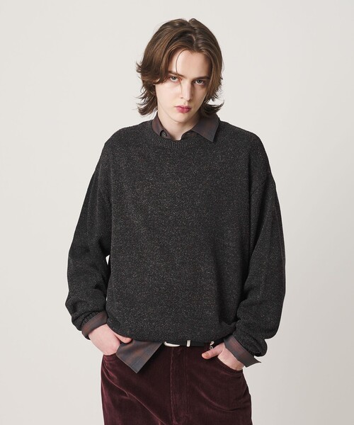 BEAUTY&YOUTH UNITED ARROWS(ビューティーアンドユースユナイテッドアローズ)の「リッチ テクスチャード ニット ウォッシャブル(ニット/セーター・メンズ・ブラック/イエロー/ライトグレー・S/L/XL/M)」の7枚目の写真