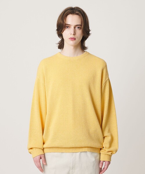 BEAUTY&YOUTH UNITED ARROWS(ビューティーアンドユースユナイテッドアローズ)の「リッチ テクスチャード ニット ウォッシャブル(ニット/セーター・メンズ・ブラック/イエロー/ライトグレー・S/L/XL/M)」の10枚目の写真