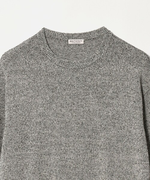 BEAUTY&YOUTH UNITED ARROWS(ビューティーアンドユースユナイテッドアローズ)の「リッチ テクスチャード ニット ウォッシャブル(ニット/セーター・メンズ・ブラック/イエロー/ライトグレー・S/L/XL/M)」の15枚目の写真