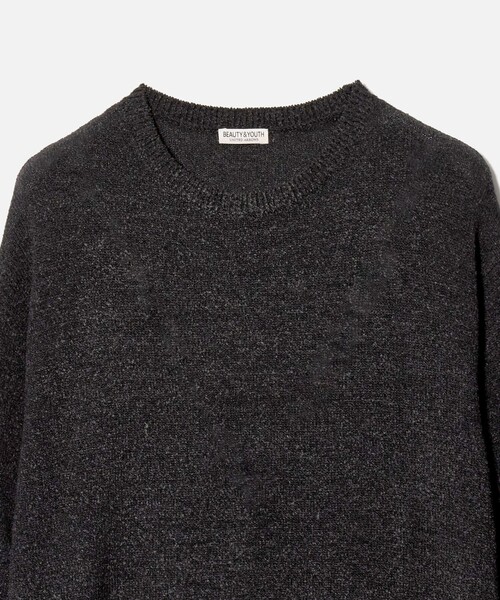 BEAUTY&YOUTH UNITED ARROWS(ビューティーアンドユースユナイテッドアローズ)の「リッチ テクスチャード ニット ウォッシャブル(ニット/セーター・メンズ・ブラック/イエロー/ライトグレー・S/L/XL/M)」の22枚目の写真