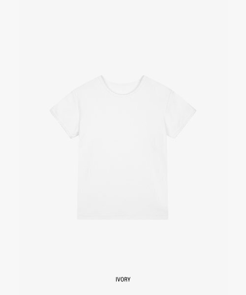 grove(グローブ)の「23FW VELVET IZI T-SHIRT_IVORY(Tシャツ/カットソー・レディース・その他・FREE)」の2枚目の写真