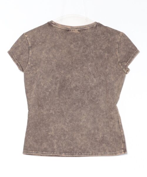 Desigual(デシグアル)の「Logo vintage cotton tee / ロゴヴィンテージティー(Tシャツ/カットソー・レディース・ブラック・XS/S/M/L/XL)」の4枚目の写真