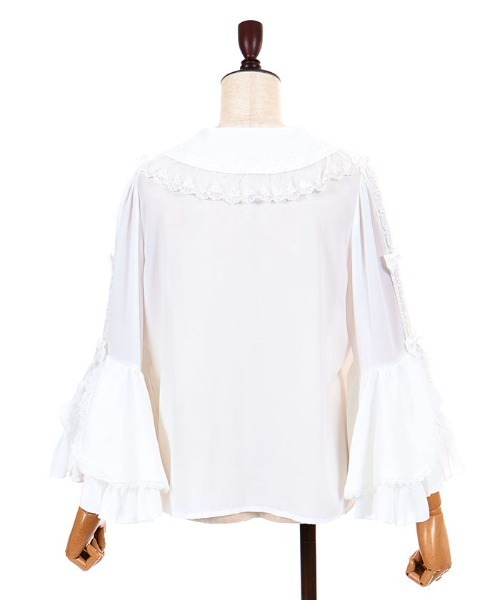 axes femme(アクシーズファム)の「丸襟姫袖ブラウス(シャツ/ブラウス・レディース・ホワイト/ピンク/その他1・MEDIUM)」の14枚目の写真