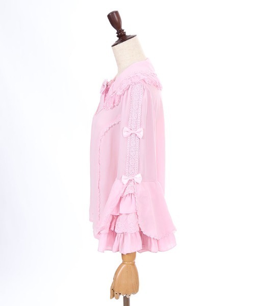 axes femme(アクシーズファム)の「丸襟姫袖ブラウス(シャツ/ブラウス・レディース・ホワイト/ピンク/その他1・MEDIUM)」の19枚目の写真