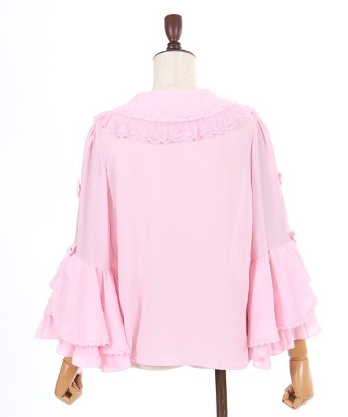axes femme(アクシーズファム)の「丸襟姫袖ブラウス(シャツ/ブラウス・レディース・ホワイト/ピンク/その他1・MEDIUM)」の20枚目の写真