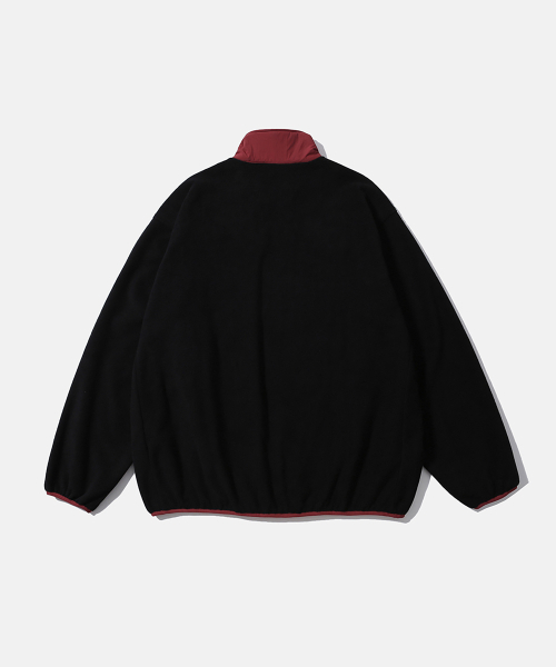 MOIF（モイフ）の「[AW26] ハイカー フリース プルオーバー ジャンパー / ブラック（その他アウター・メンズ・その他・1(S)/2(M)/3(L)）」の2枚目の写真