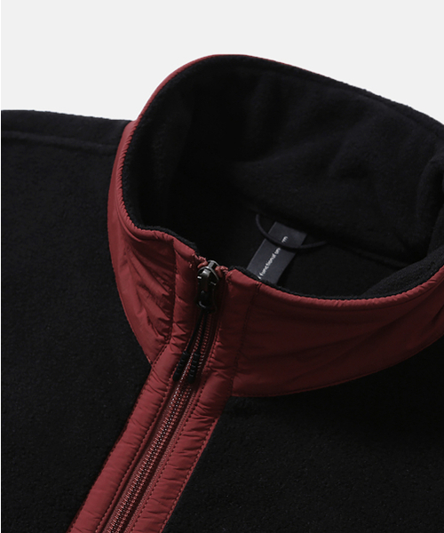 MOIF（モイフ）の「[AW26] ハイカー フリース プルオーバー ジャンパー / ブラック（その他アウター・メンズ・その他・1(S)/2(M)/3(L)）」の3枚目の写真