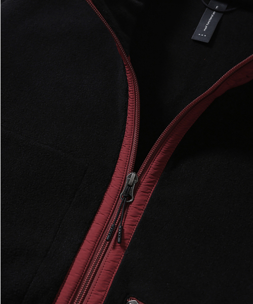 MOIF（モイフ）の「[AW26] ハイカー フリース プルオーバー ジャンパー / ブラック（その他アウター・メンズ・その他・1(S)/2(M)/3(L)）」の5枚目の写真