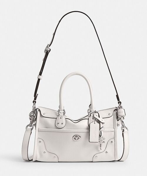 COACH(コーチ)の「ライダー サッチェル バッグ 24(ショルダーバッグ・レディース・ホワイト系その他・ONE)」の1枚目の写真