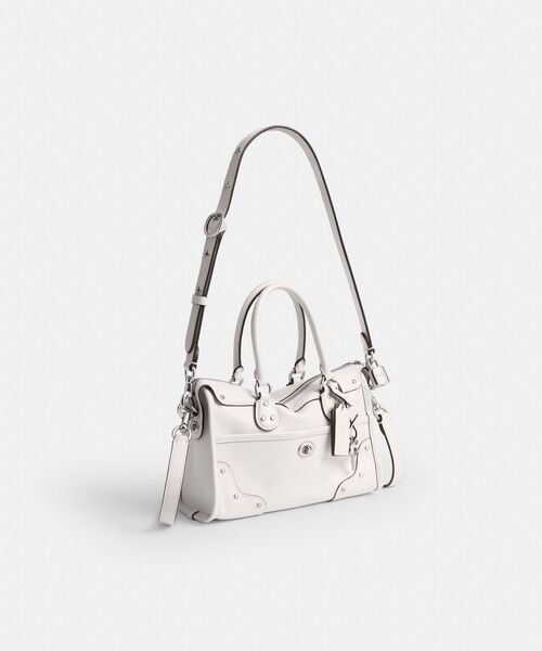 COACH(コーチ)の「ライダー サッチェル バッグ 24(ショルダーバッグ・レディース・ホワイト系その他・ONE)」の4枚目の写真
