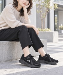 ellesse（エレッセ）の「【ellesse】エレッセ レディース 異素材ミックス ボリュームソール ローカットスニーカー 4色展開 22.5～24.5cm（スニーカー）」