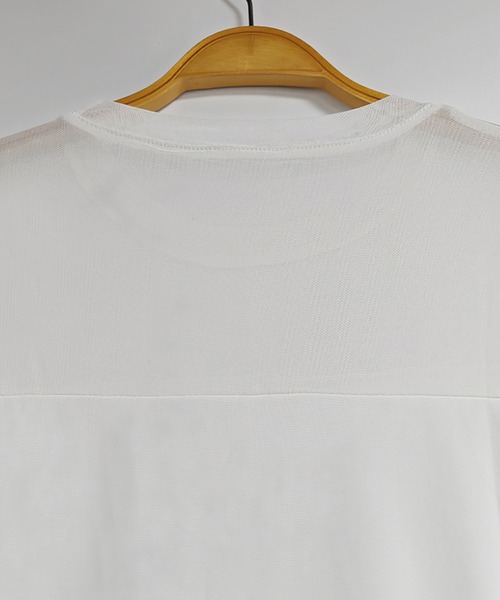 Doux Belle(ドゥーベル)の「シアー切り替えトップス(Tシャツ/カットソー・レディース・ホワイト/ダークブラウン/ブラック・MEDIUM)」の22枚目の写真