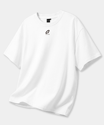 FLYQ シンボルロゴプリント半袖Tシャツ / WHITE