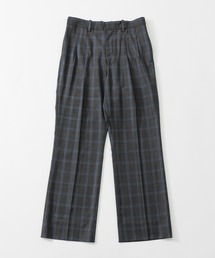 TW CHECK SEMI FLARE PANTS